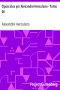 [Gutenberg 30801] • Opúsculos por Alexandre Herculano - Tomo 06